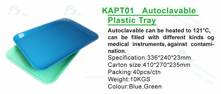 autoclavable plastic tray